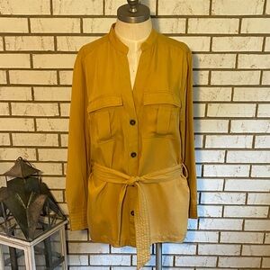 H&M Mustard Yellow Utility Jacket
